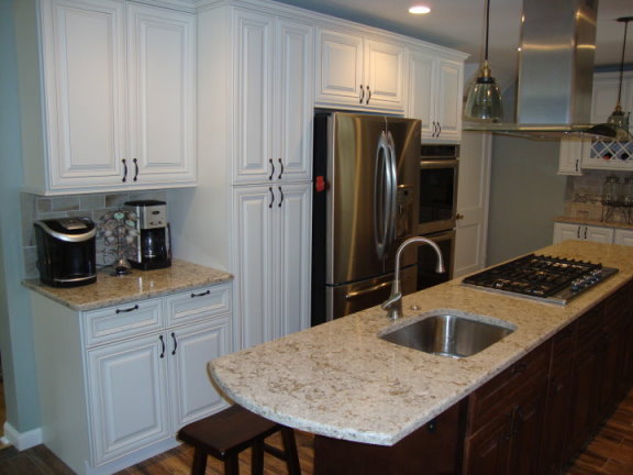 Two tone Traditional Kitchen Remodeling