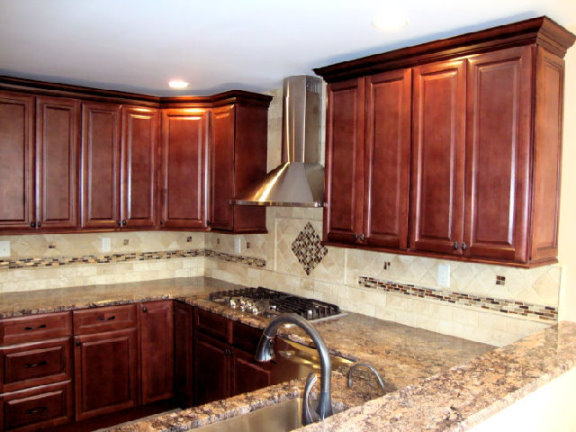 Cherry Kitchen remodeling in Huntingdon Valley, PA 19006